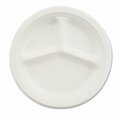 Chinet Comp Plate, Disposable, 10-1/4", Wh, PK500 HUH21204CT